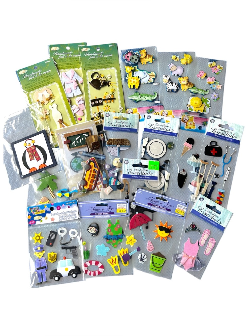 Mixed Craft Embellishments Sticker Packs